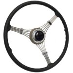 1939 Style Banjo Steering Wheel Kit | Black Button For Sale