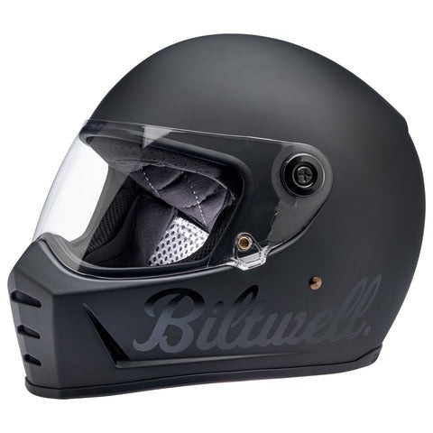 BILTWELL - LANE SPLITTER HELMET - FLAT BLACK FACTORY