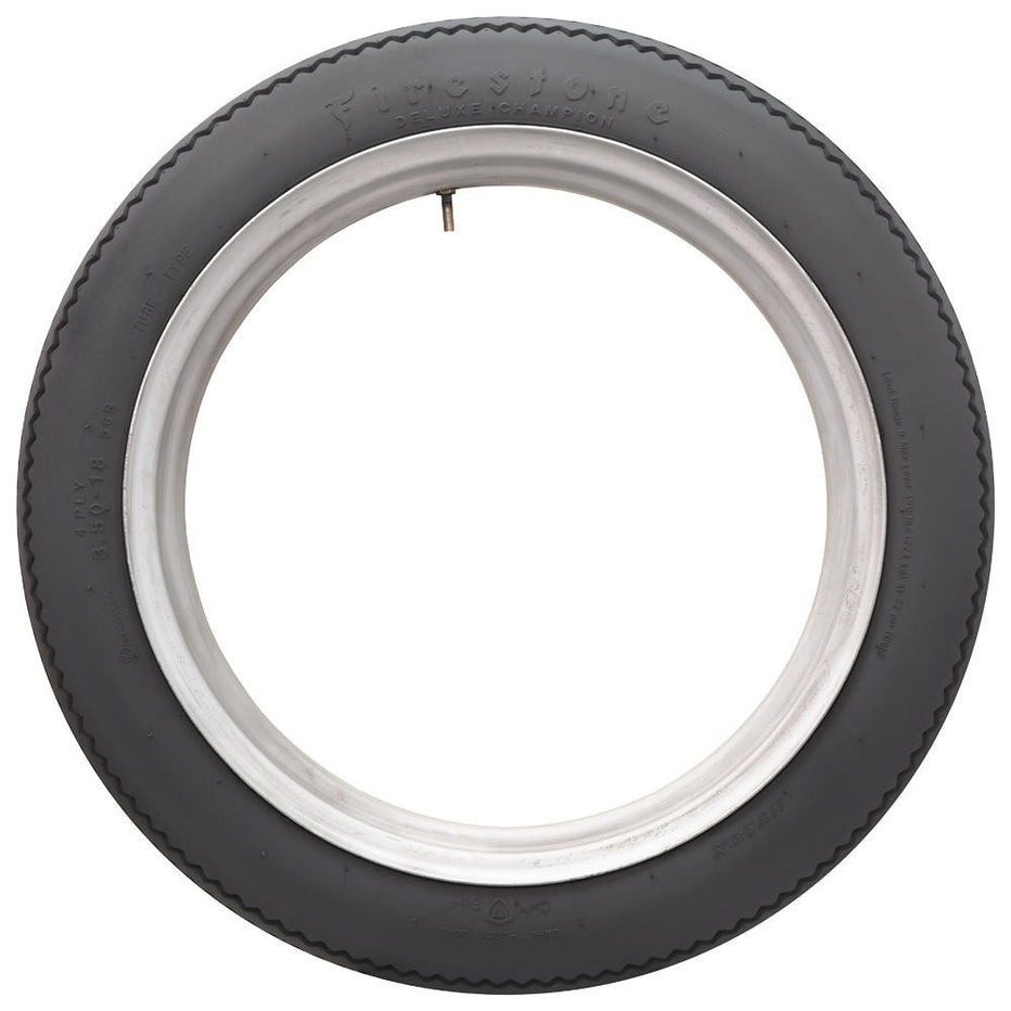FIRESTONE DELUXE CHAMPION MOTORCYCLE TIRE 3.50 X 18 - Image 2