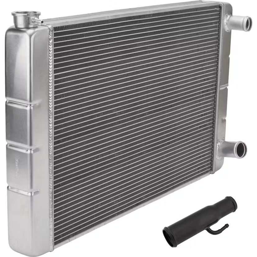 Universal LS Swap Radiator Kit w/ Steam Port Hose Adapter, Double