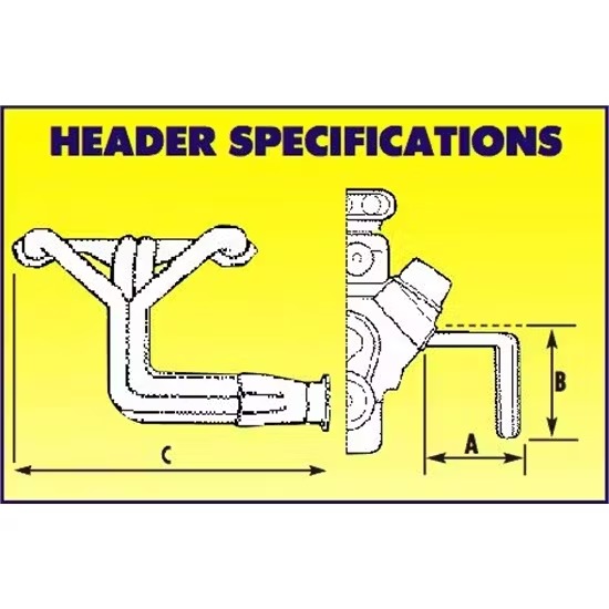 Buy Small Block Chevy V8 Polished Stainless Steel Shotgun Headers - Image 2