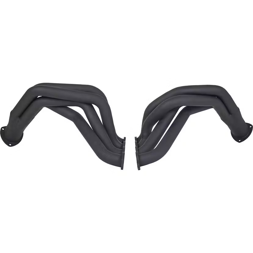 Speedway Motors | #930C4 Big Block Chevy Fenderwell Headers for 1955-57 Chevy, Black
