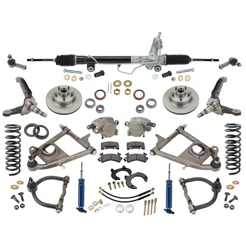 Mustang II IFS, Standard Tubular Control Arms, Stock Springs and Spindles