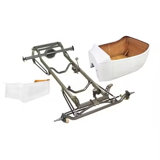 Deluxe 1923 T-Bucket Frame Kit w/ Deluxe Body and Bed, Unchanneled Floor