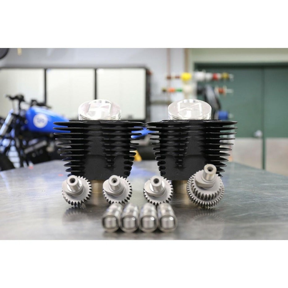 S&S CYCLE - 1200 TO 1250 HOOLIGAN BIG BORE CAM KIT SPORTSTER 2000-2017 - BLACK - Image 2