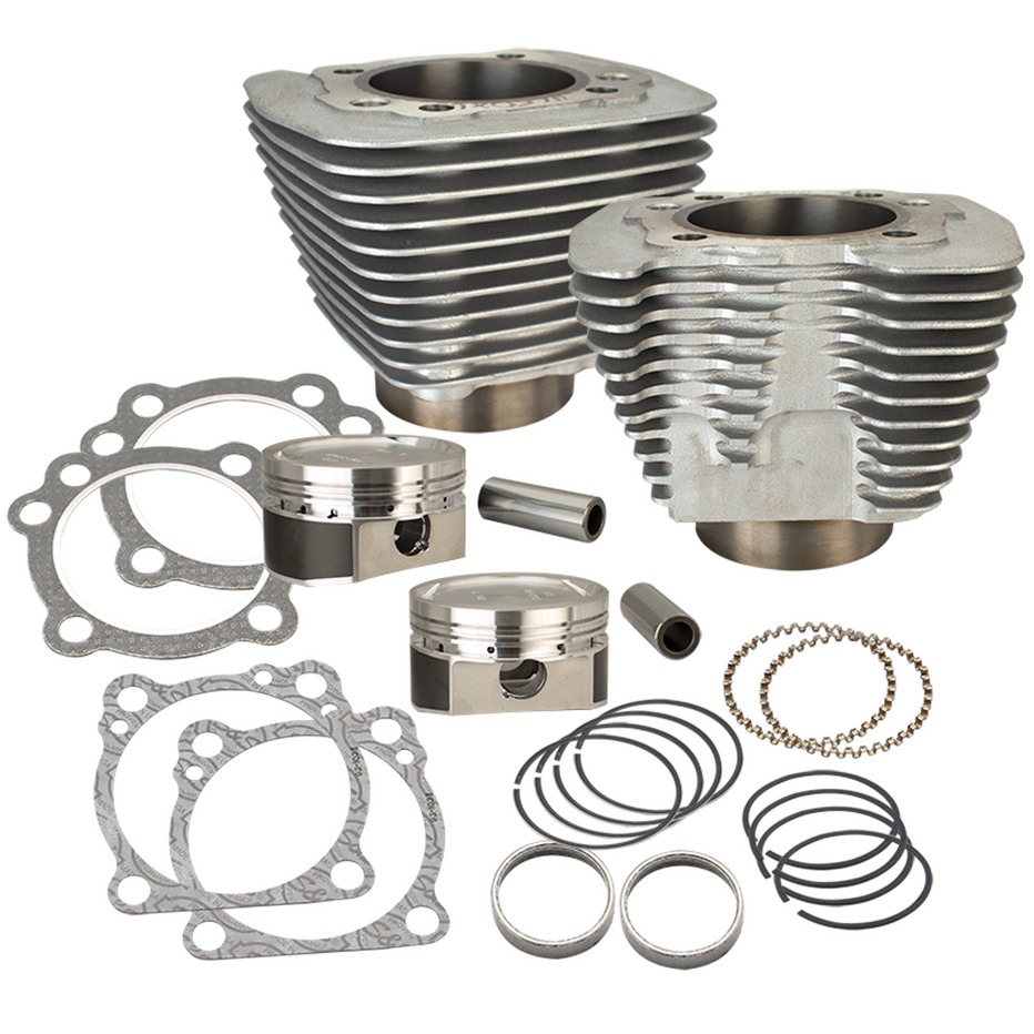 S&S CYCLE - 883 TO 1200 CONVERSION KIT SPORTSTER 1986-2017 - SILVER