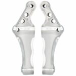 SPEED MERCHANT - 13" RADIAL FRONT BRAKE CALIPER MOUNTS 2000-2015 FOR HARLEY - POLISHED