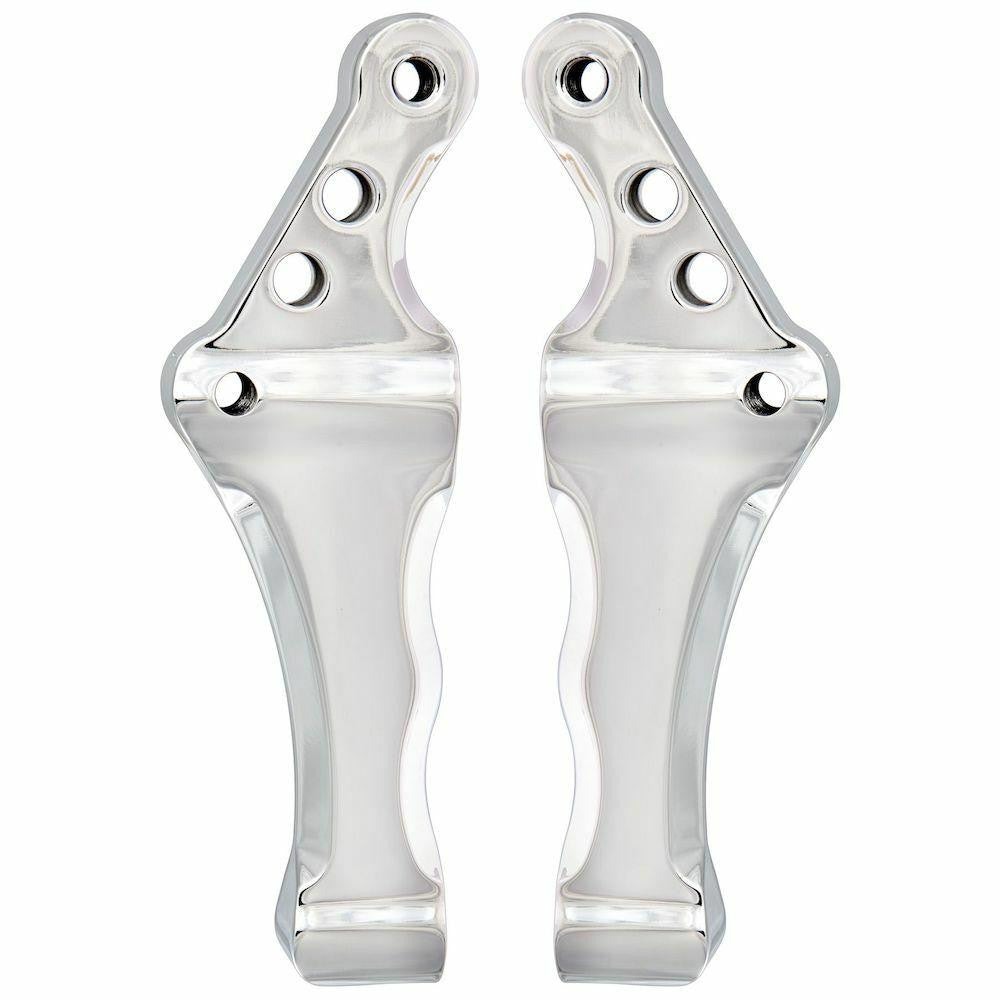 SPEED MERCHANT - 13" RADIAL FRONT BRAKE CALIPER MOUNTS 2000-2015 FOR HARLEY - POLISHED