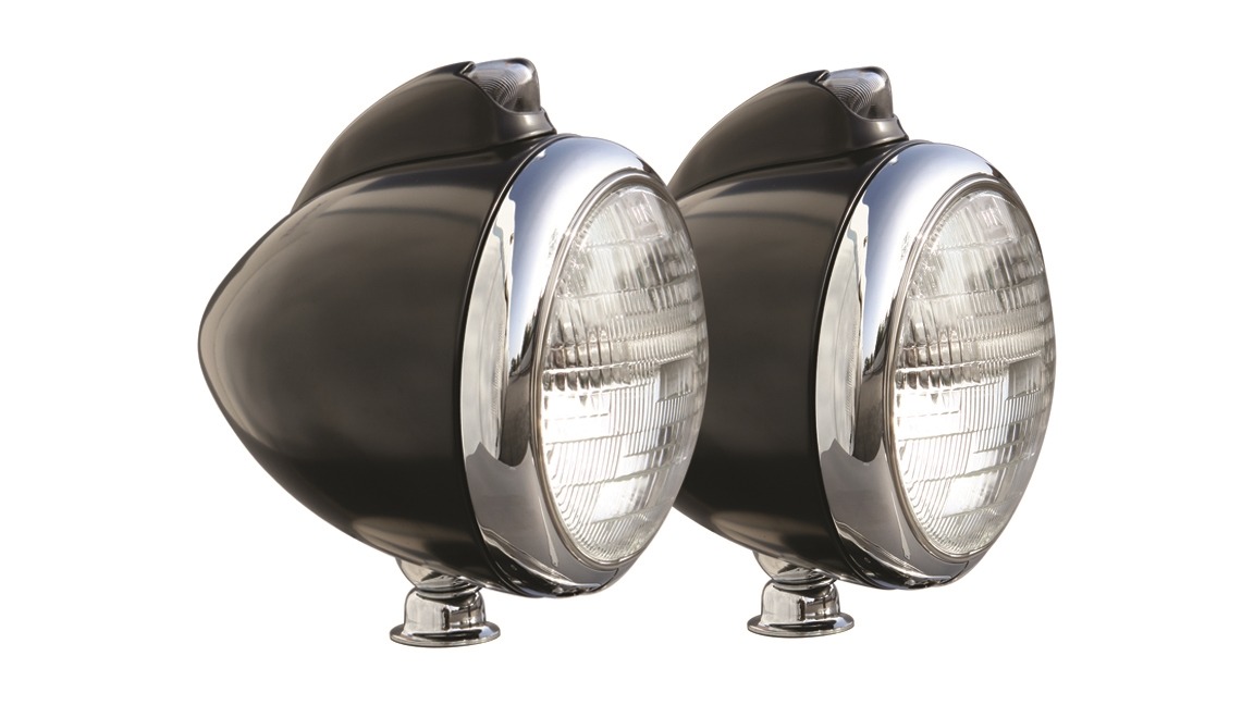 OTB Guide Style Headlight Assemblies With Primered Turn Signal Housing