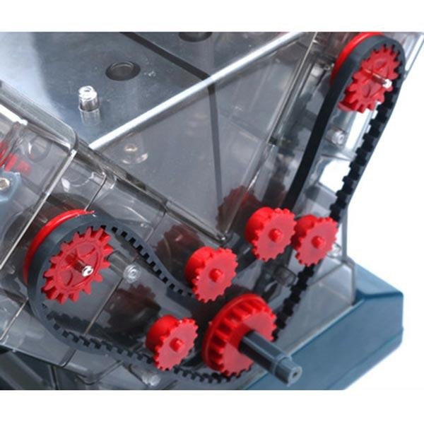V8 Engine Model Kit - Build Your Own V8 Engine - Science Experiment STEM Toy - Image 2
