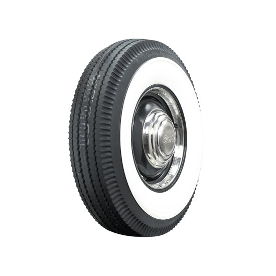 BF Goodrich 68775 Silvertown Whitewall Bias Ply Tire, 825-16