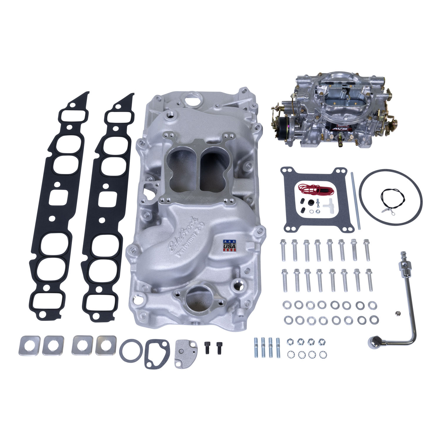 Single-Quad Manifold and carb Kit for Big-Block Chevy Oval Port