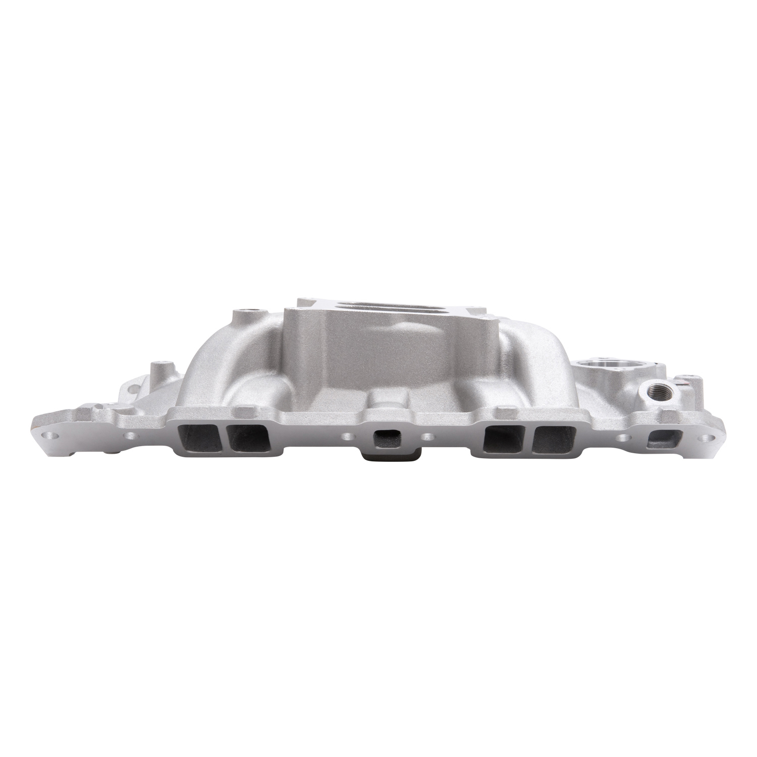 Performer EPS Intake Manifold w/ Oil Fill Tube for 1955-86 Small-Block Chevy - Image 3