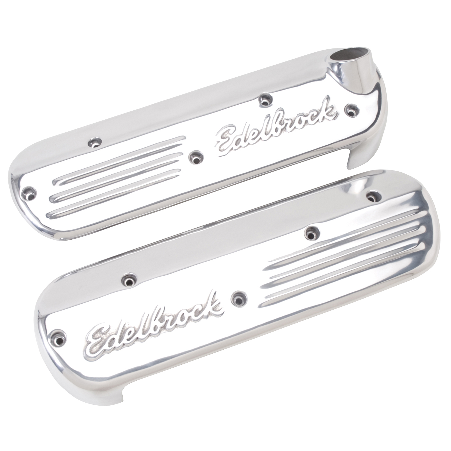 LS Series Coil Covers in Polished Finish (3-3/8" Overall Height)